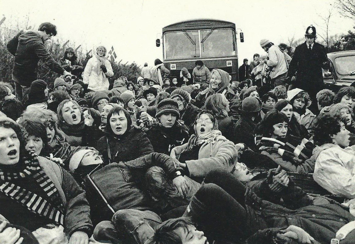 Protesters at Greenham Common